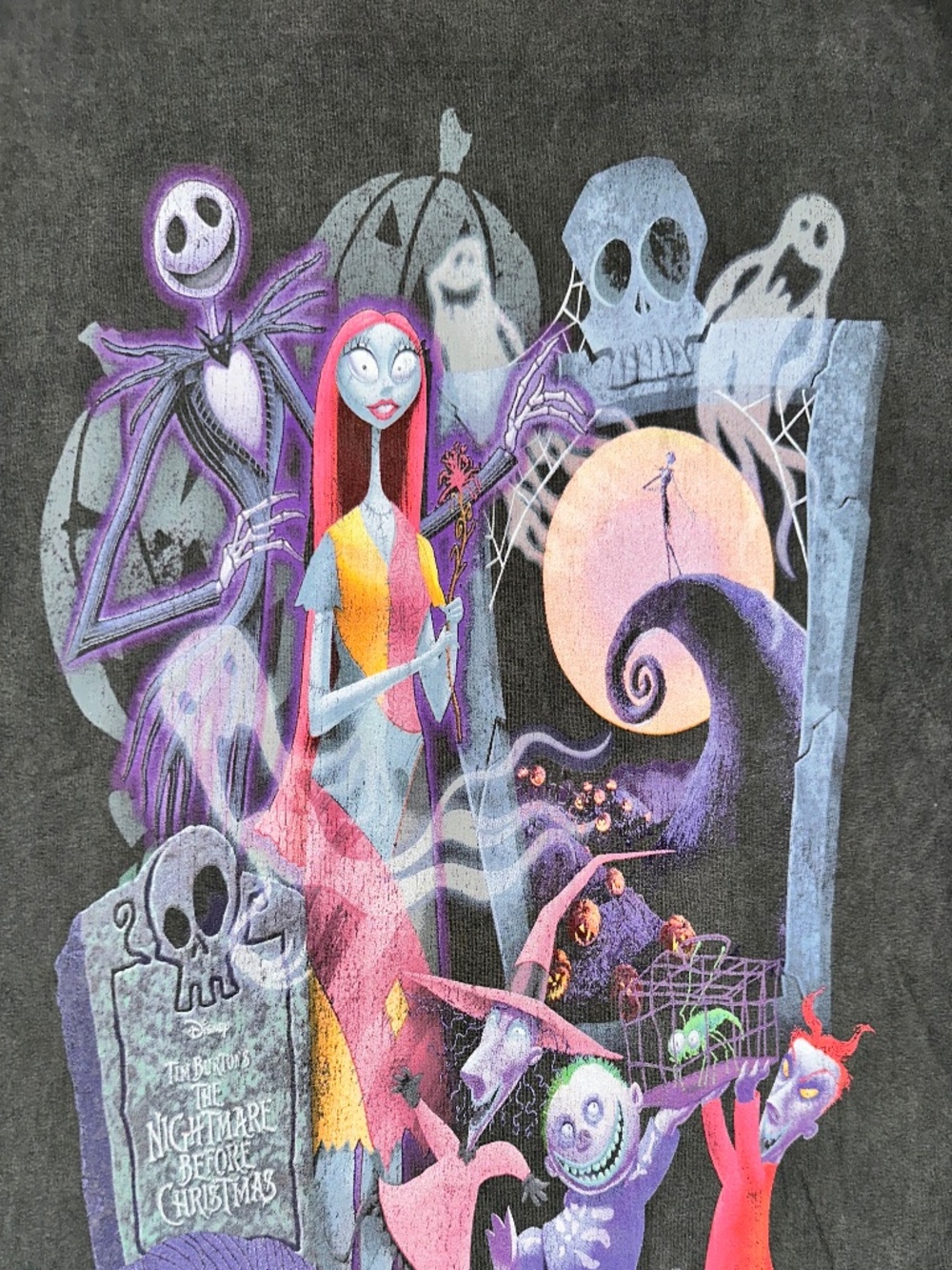 GOAT | Disney Tim Burton Nightmare Before Christmas Graphic Tee | 2XL